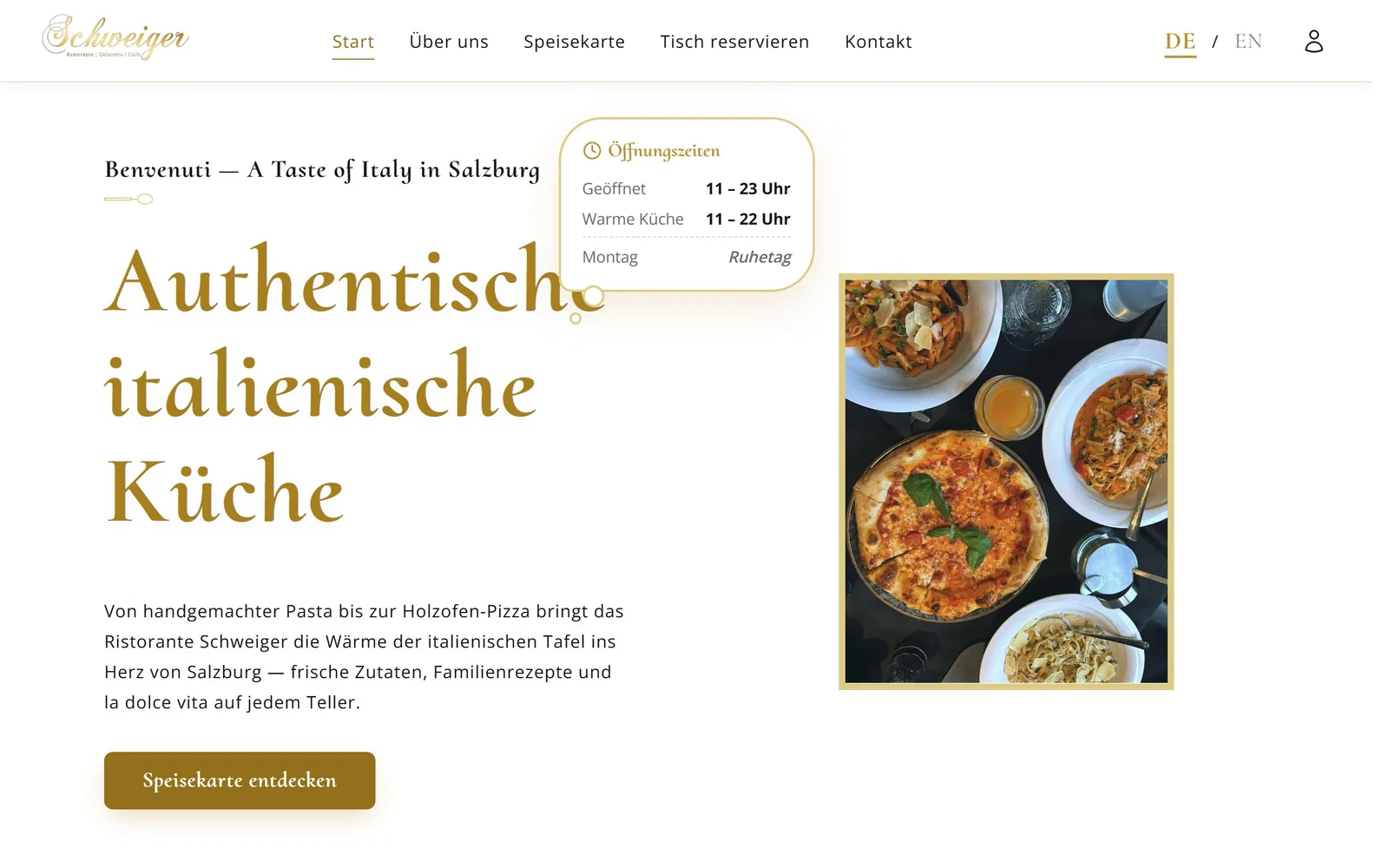 Ristorante Schweiger – Website